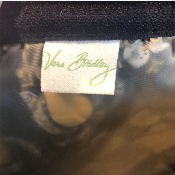 Vera Bradley Elephant Bag Ellie Blue Elephant Make-Up Bag Small Organizer Blue - Picture 4 of 4